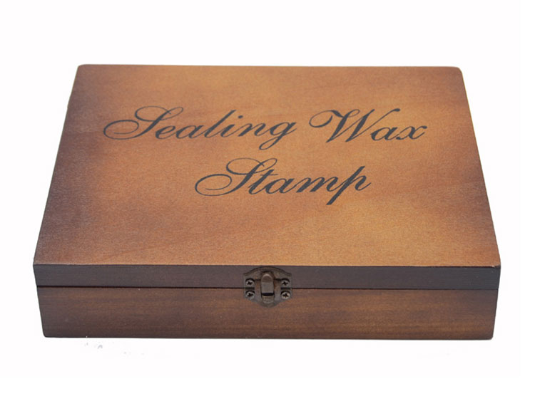 Wax Seal Stamp Set With Classic Wooden Box