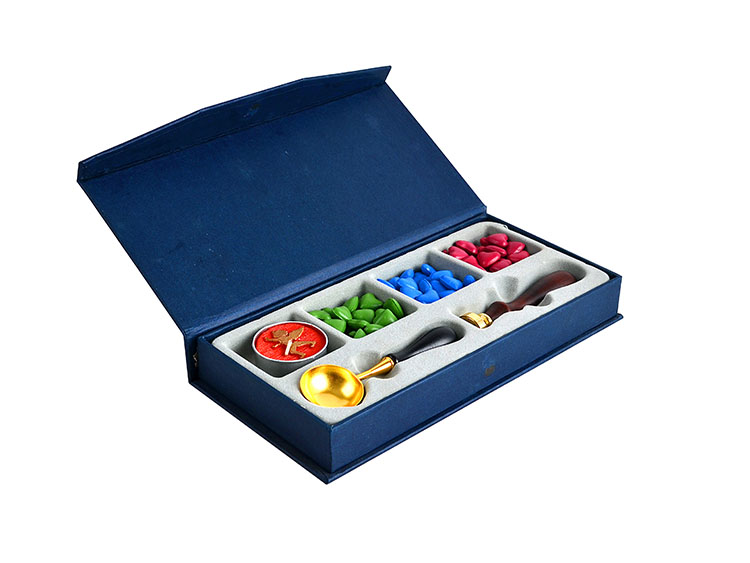 Classical Traditional Sealing Wax Bead Kit with Initial Wax Seal Stamp