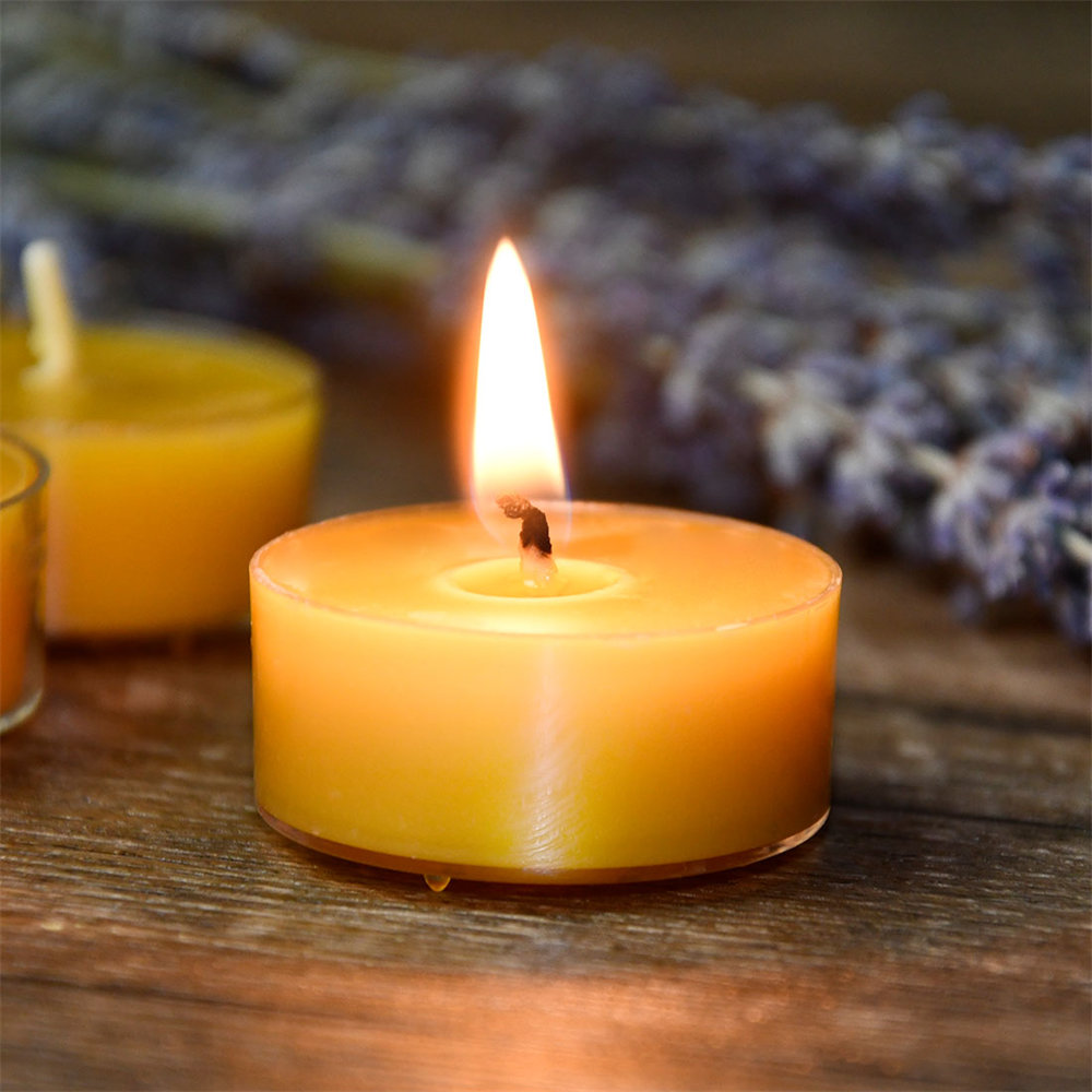 Wholesale Organic Beeswax Tealight Candles