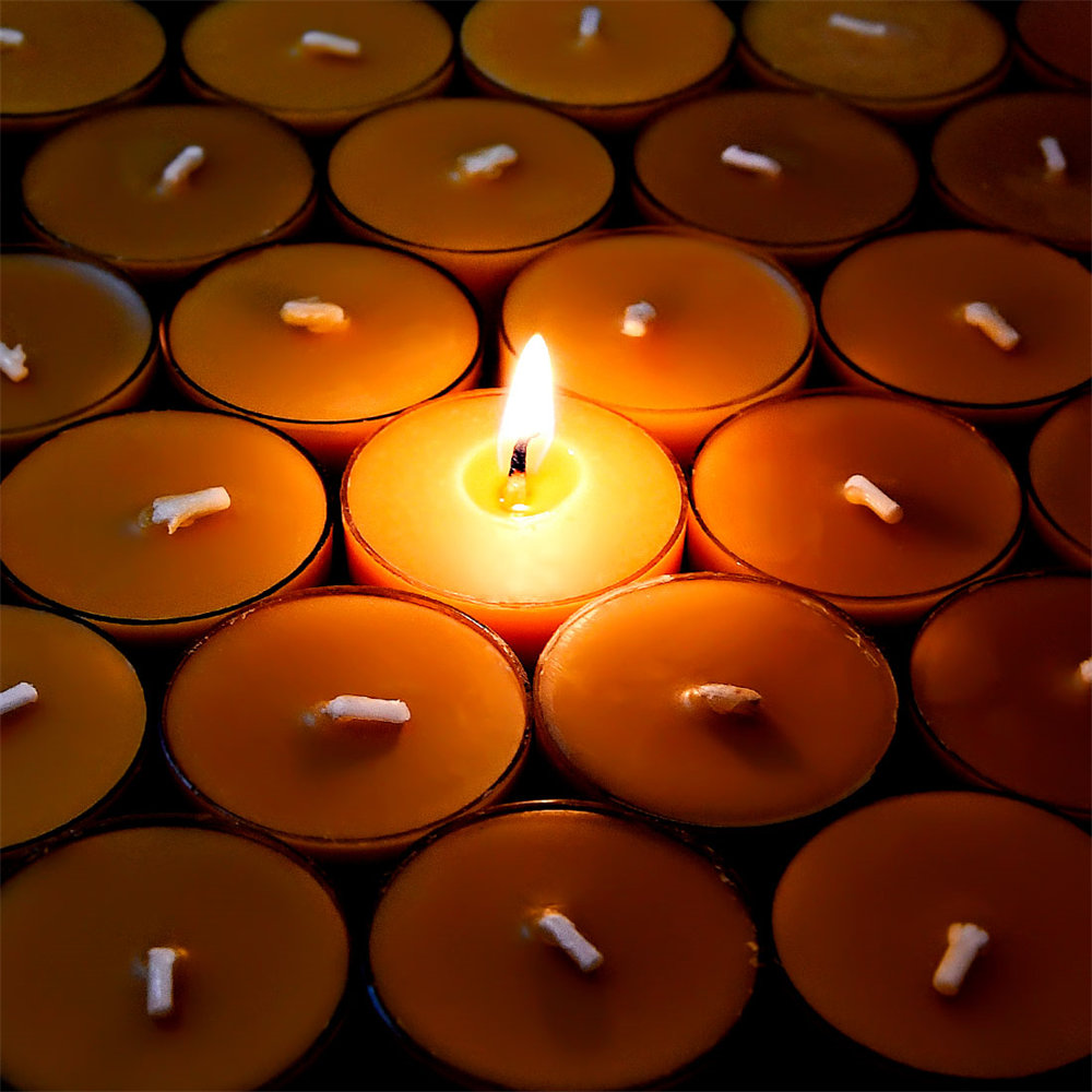 Wholesale Organic Beeswax Tealight Candles